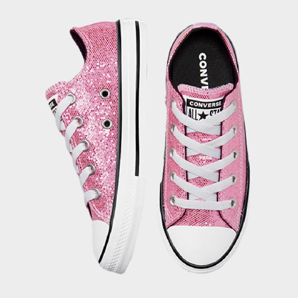 Pink glitter all star converse store