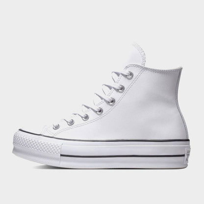 Converse Womens Chuck Taylor All Star Leather Platform High Top sneakers White