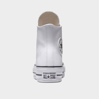 Converse Womens Chuck Taylor All Star Leather Platform High Top sneakers White